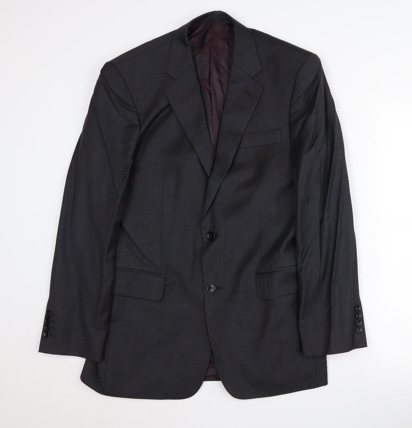 Mens UK Size 38 Chester Barrie Regular Black Suit Jacket