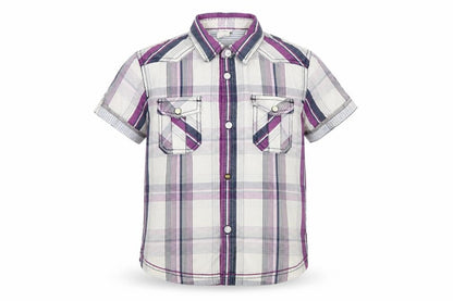 s.Oliver Boys Multicoloured Plaid Button-Up Shirt 4-5 Years