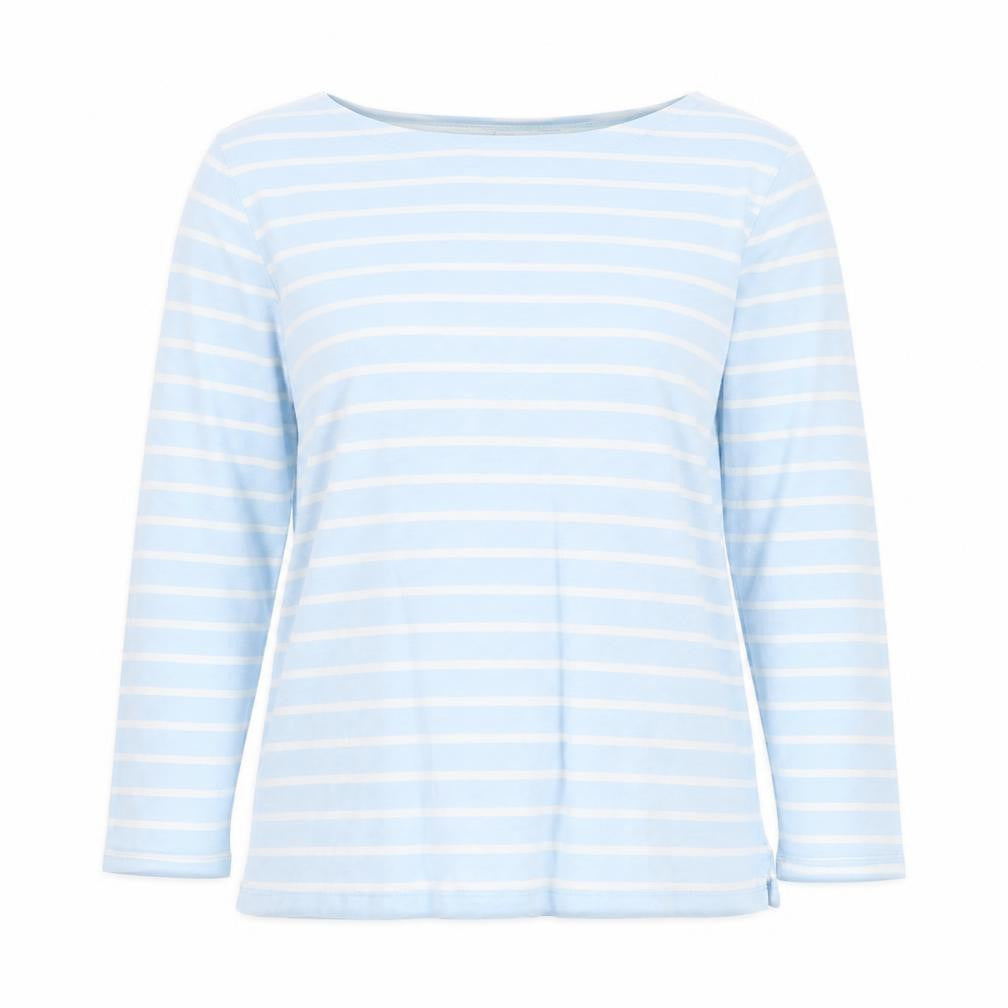 Womens UK Size L J.CREW Blue Basic T-Shirt