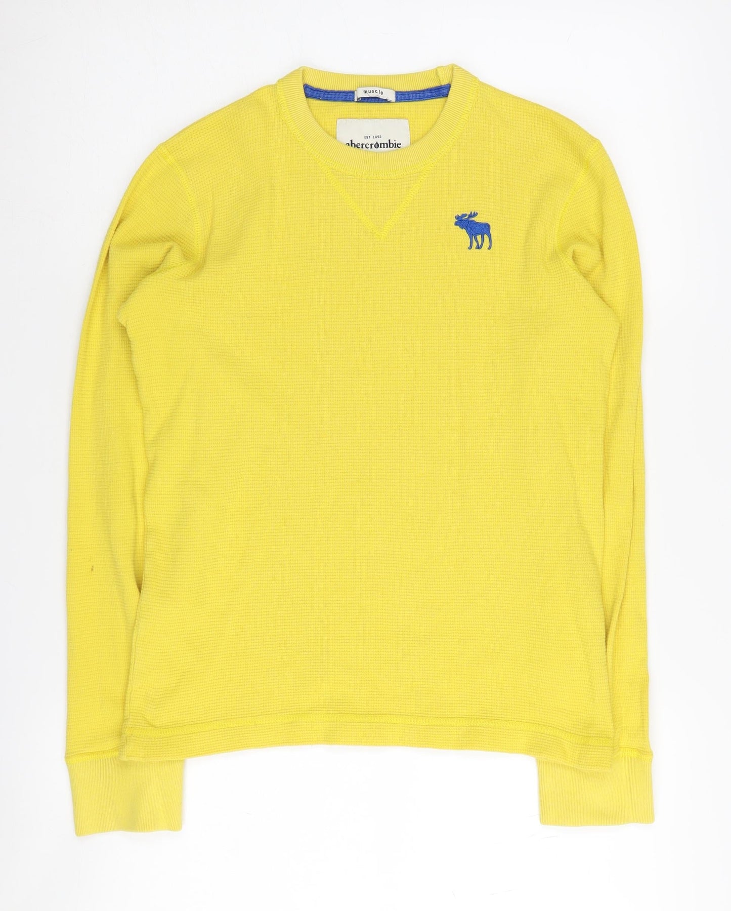 Abercrombie Boys Yellow Cotton Pullover XL