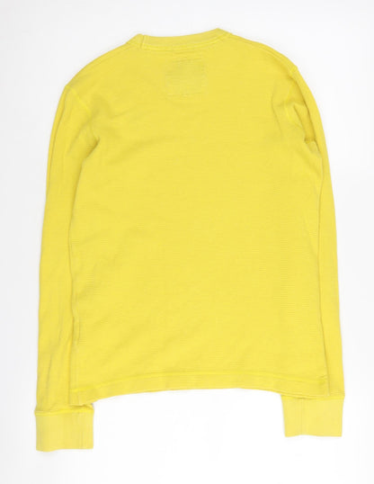 Abercrombie Boys Yellow Cotton Pullover XL