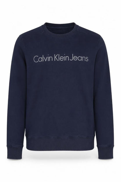 Mens UK Size M Calvin Klein Jeans Blue Pullover Sweatshirt