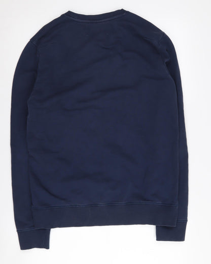 Mens UK Size M Calvin Klein Jeans Blue Pullover Sweatshirt