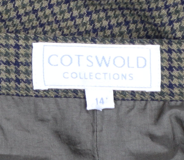 Cotswold Collections Women's Check A-Line Skirt 14