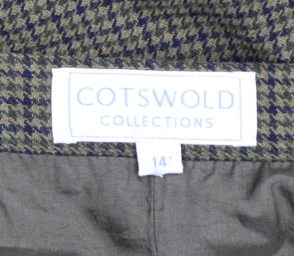 Cotswold Collections Women's Check A-Line Skirt 14