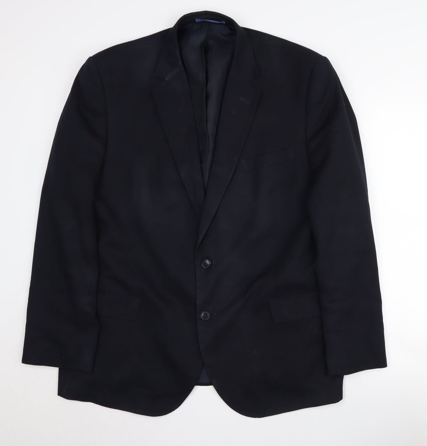 Mens UK Size 46 Marks and Spencer Regular Blue Suit Jacket