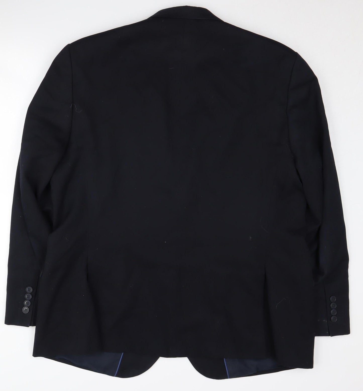 Mens UK Size 46 Marks and Spencer Regular Blue Suit Jacket