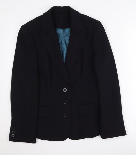 Austin Reed Women's Black Blazer, Size 10, Classic Fit