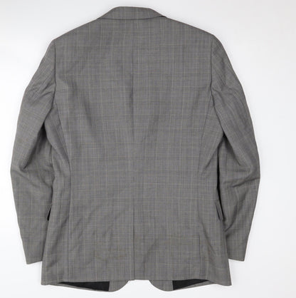 Mens UK Size 42 H&M Regular Grey Suit Jacket