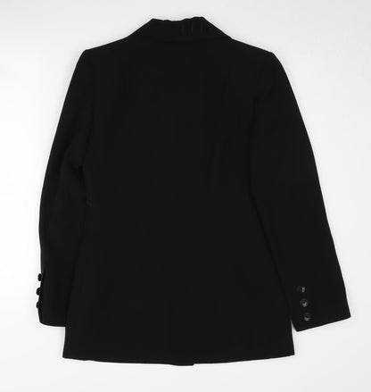 Saint-Honore Women's Black Suit Jacket Size 10