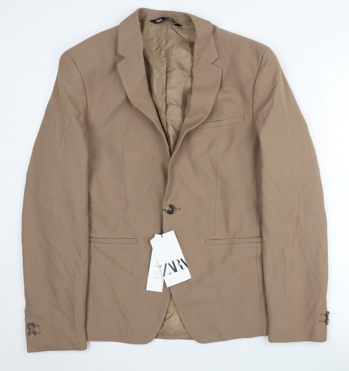 Zara Women's Brown Blazer Size 18 Regular Fit