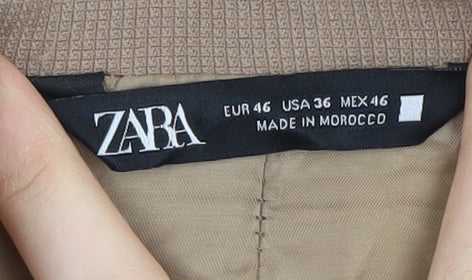 Zara Women's Brown Blazer Size 18 Regular Fit