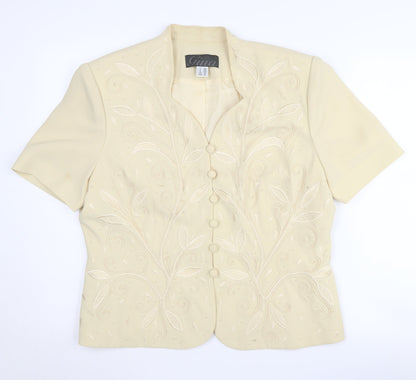 Womens UK Size 18 Gina Regular Ivory Suit Jacket