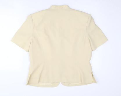 Womens UK Size 18 Gina Regular Ivory Suit Jacket