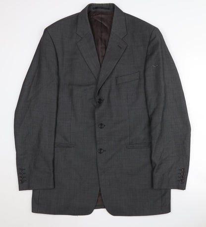 Austin Reed Men's Grey 42 Long Blazer Jacket