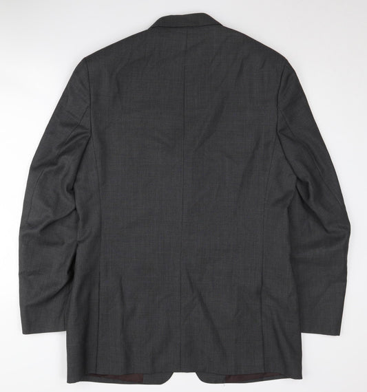 Austin Reed Men's Grey 42 Long Blazer Jacket