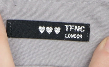 TFNC London Grey Sleeveless Maxi Dress - Size 10