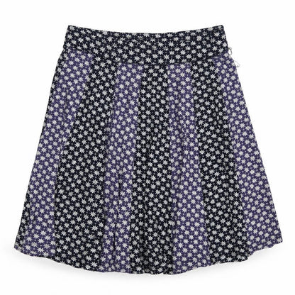 Womens UK Size 8 Fat Face Flare Chambray Skirt