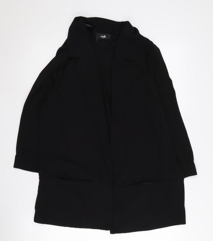 Womens UK Size M Wallis Black Cardigan Jumper