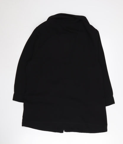 Womens UK Size M Wallis Black Cardigan Jumper