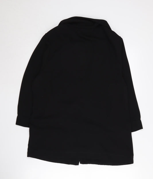 Womens UK Size M Wallis Black Cardigan Jumper