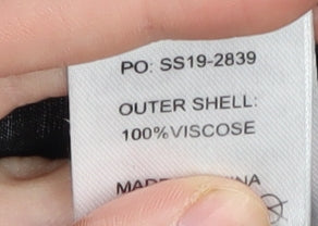 Hush Women's Black Cherry Print Button-Up Shirt, Size 12