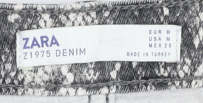 Womens UK Size 12 Zara Straight & Pencil Denim Skirt