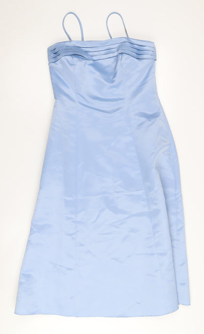 Wedding Collection Blue Sleeveless Dress Size 10