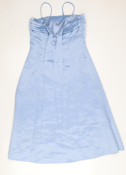 Wedding Collection Blue Sleeveless Dress Size 10