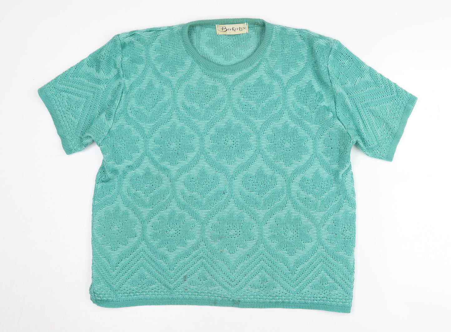 Womens UK Size 18-20 Berkertex Blue Pullover Jumper