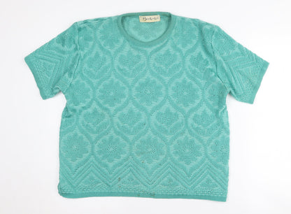 Womens UK Size 18-20 Berkertex Blue Pullover Jumper