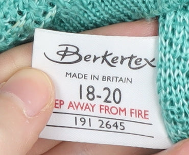 Womens UK Size 18-20 Berkertex Blue Pullover Jumper
