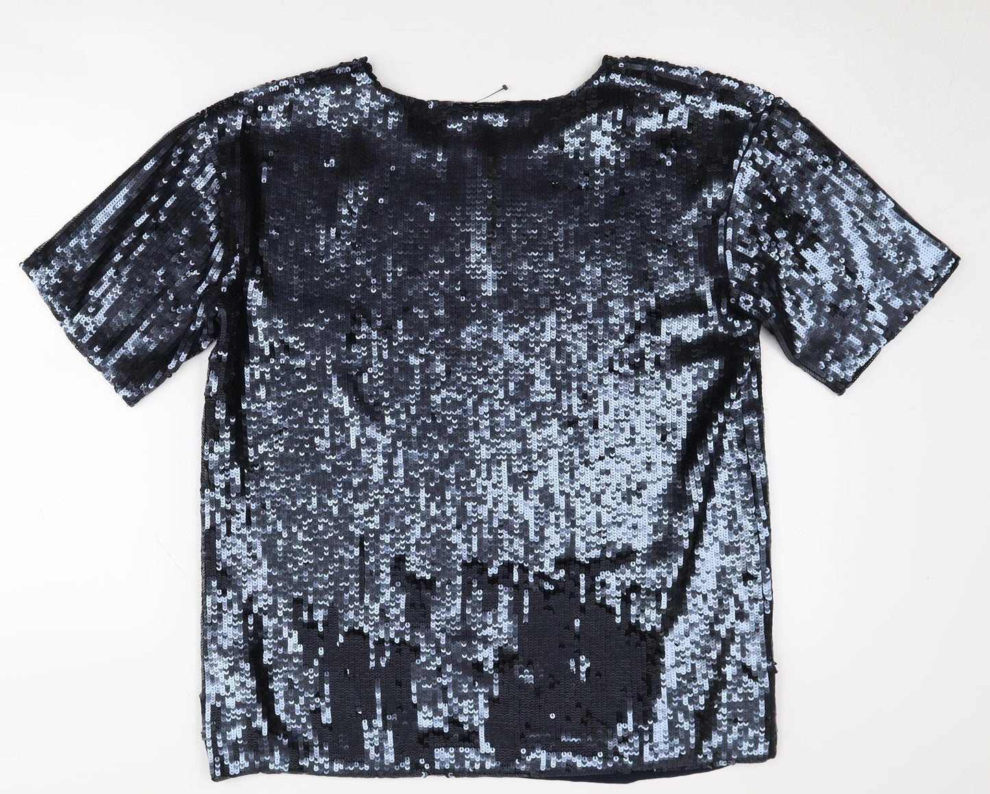 Womens UK Size 6 Topshop Black  T-Shirt
