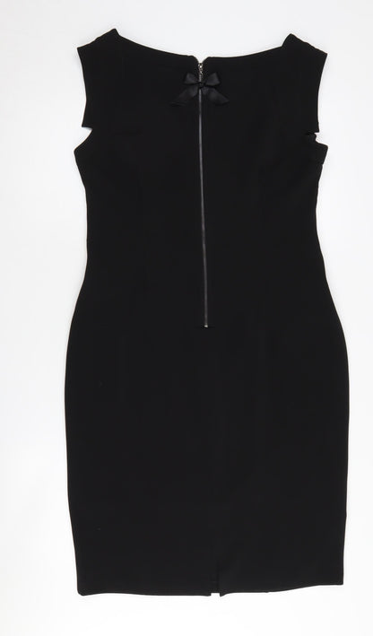 Marks and Spencer Black Sheath Dress Size 14