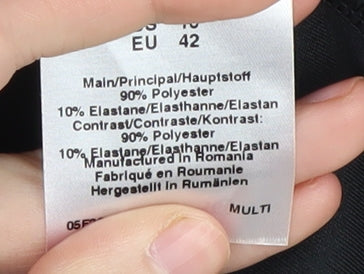 Long Tall Sally Women's Black Paisley Bodycon Dress