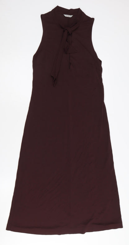Turnover Women’s Brown Midi Shift Dress