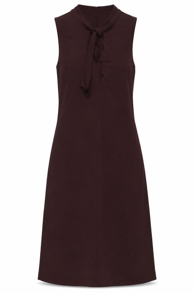 Turnover Women’s Brown Midi Shift Dress