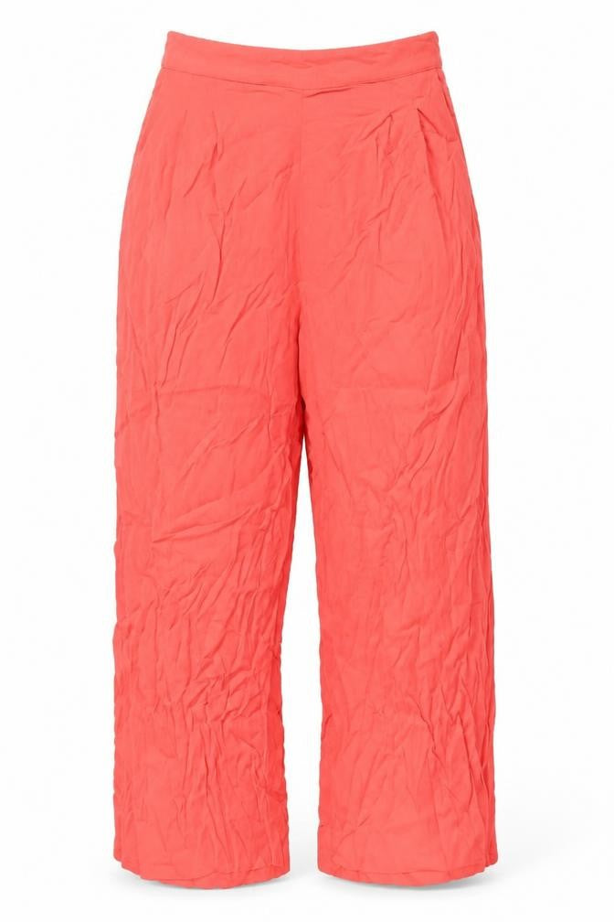 Womens UK Size S MNG Relaxed Fit  Red Trousers