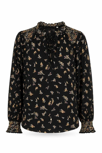 Womens UK Size 8 Fat Face Black  Blouse