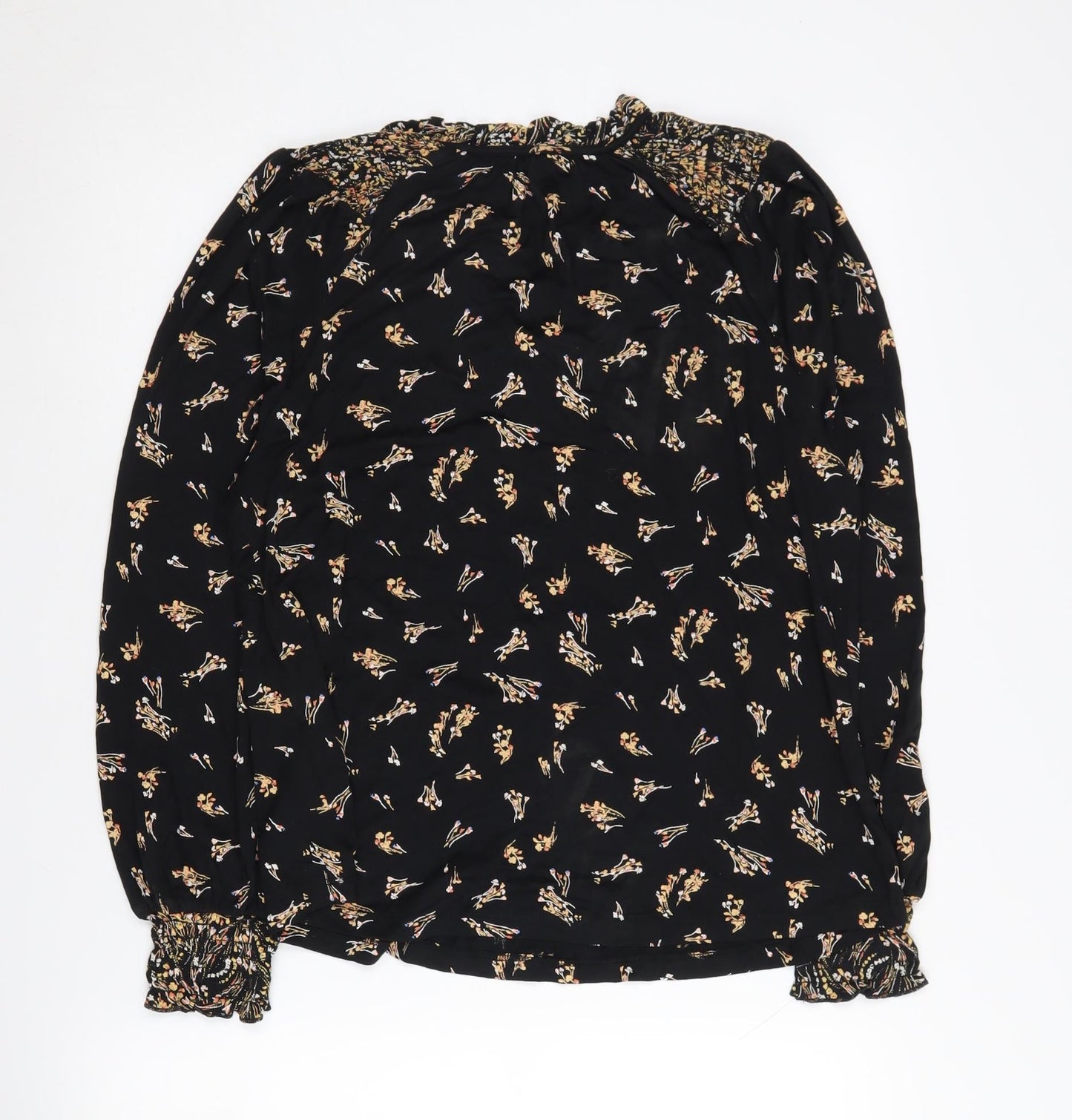 Womens UK Size 8 Fat Face Black  Blouse