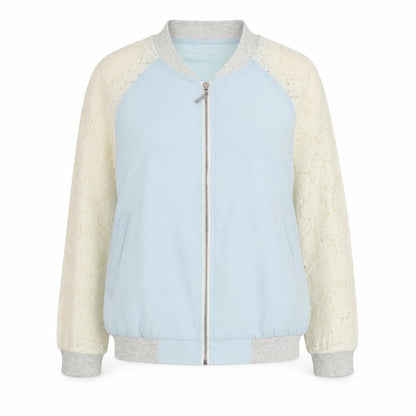 Womens UK Size L FB Sister Blue Bomber Jacket