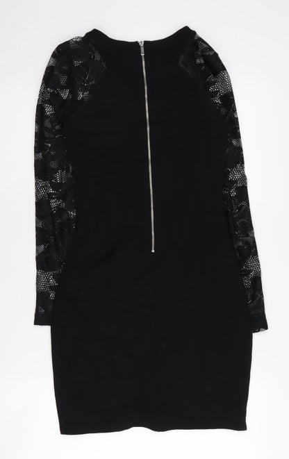 French Connection Women's Black Bodycon Dress Size 10