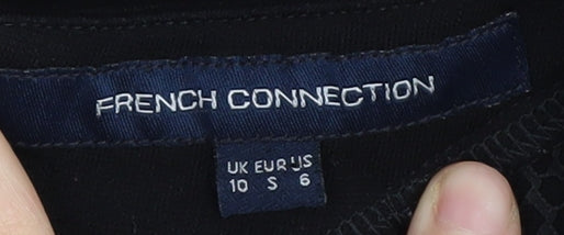 French Connection Women's Black Bodycon Dress Size 10