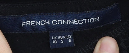 French Connection Women's Black Bodycon Dress Size 10