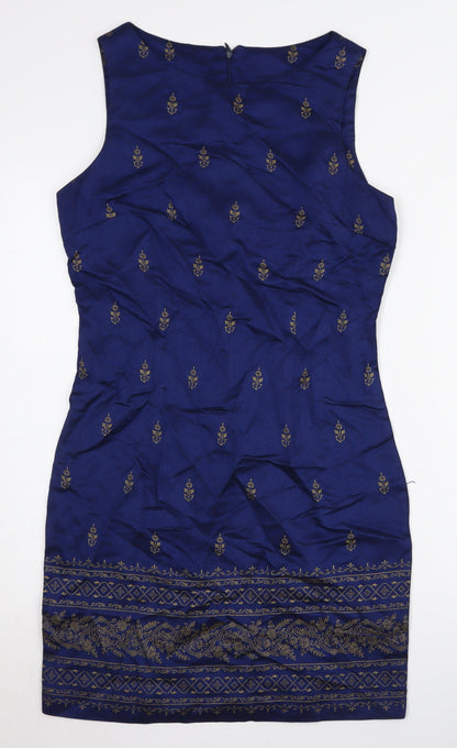 S.L. Fashions Women’s Blue Sleeveless Dress Size 10