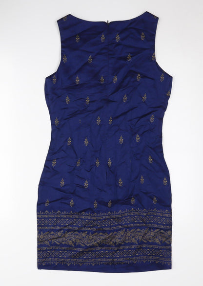 S.L. Fashions Women’s Blue Sleeveless Dress Size 10