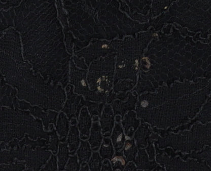 Jane Norman Women's Black Sequin Dress Size 6