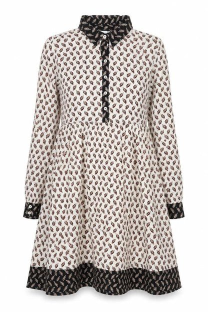 Vila Women's Floral Multicoloured Collared Dress Size 10
