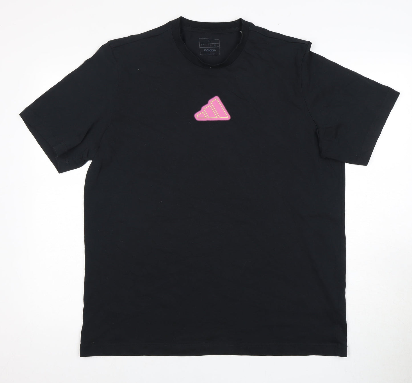 Adidas Men's Black T-Shirt L - Beach Retro Style