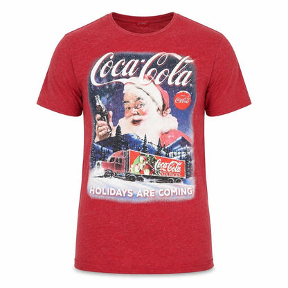 Mens UK Size S Coca-Cola Red  T-Shirt